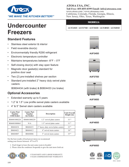 SPEC SHEET