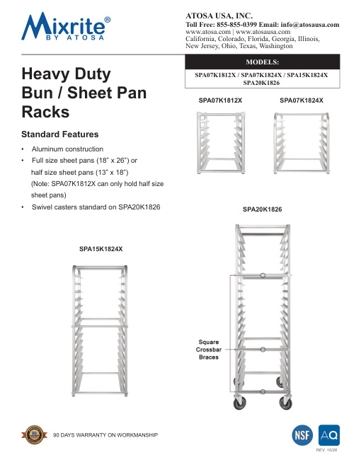 SPEC SHEET