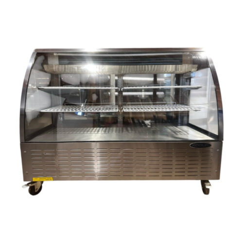 Used Kool-It KDG-60 59" Curved Glass Refrigerated Display Case – Certified Pre-Owned