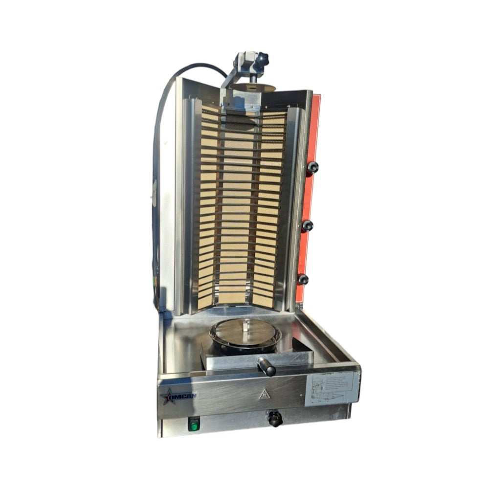 Used Omcan 20369 Electric Vertical Broiler / Kebab Machine – Certified Pre-Owned, 2 Years Old
