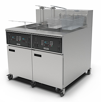 Giles EOF-10-10/20 Split-Vat Banked Electric Open Fryer