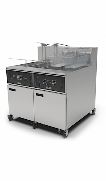 Giles EOF-10-10/20 Split-Vat Banked Electric Open Fryer