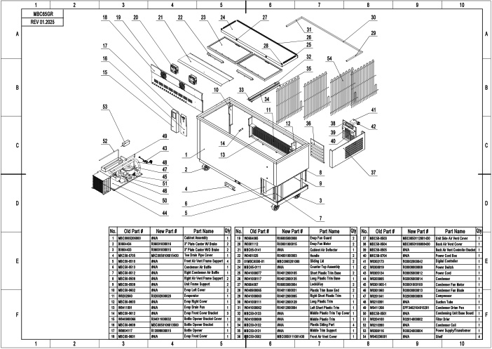 PARTS BREAKDOWN