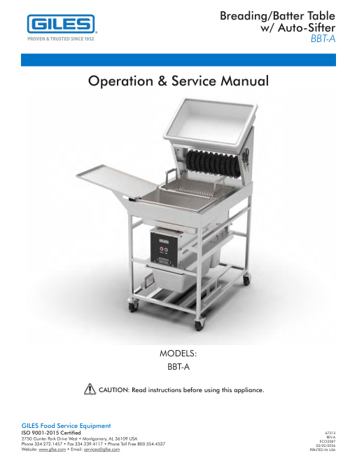 OPERATIONS MANUAL