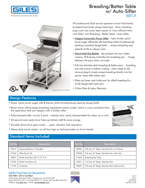 SPEC SHEET