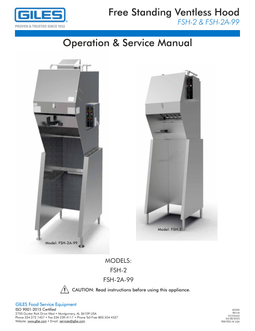 OPERATIONS MANUAL