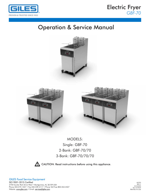 OPERATIONS MANUAL