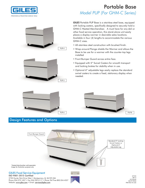 SPEC SHEET